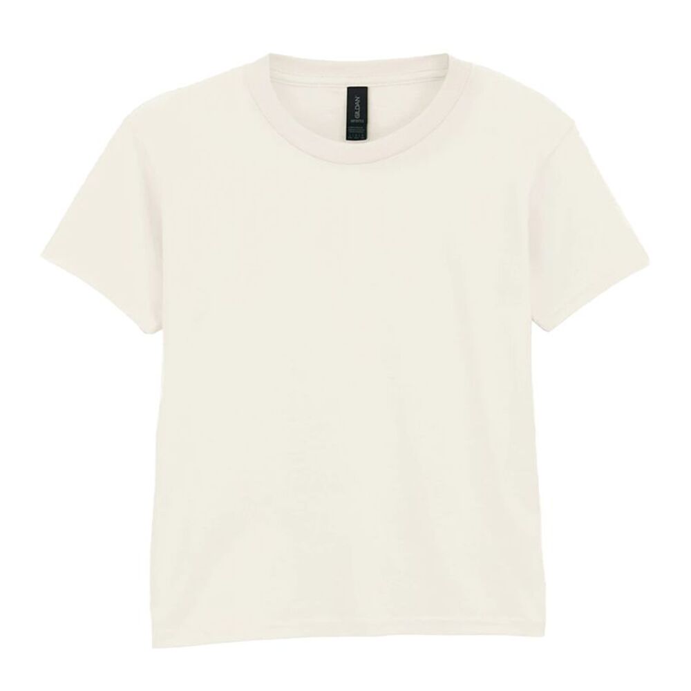 Gildan Childrens/Kids Softstyle Ringspun Cotton T-Shirt / Natural